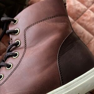 Brown HighTop Sneakers mens 8